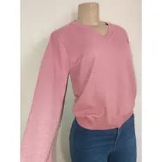 Blusa feminina manga longa de lã, veste 38/40.
