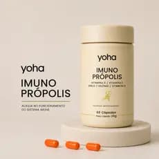 Imuno Própolis Yoha Vitamina C Zinco Selênio Vitamina D 60 Cápsulas Premium Camila Loures