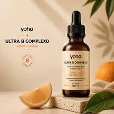 Complexo B Ultra Vitamínico Laranja Gotas 30ml Yoha Vitamina B Multivitamínico Camila Loures