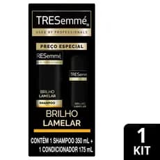 Shampoo e Condicionador Tresemmé Brilho Lamelar 350ml + 175ml