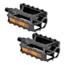 Pedal Bike Mtb Nylon 9/16 Bicicleta Rosca Grossa Com Refletor