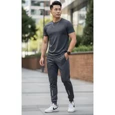 Conjunto Camisa e Calça Cinza Chumbo - Básico e Confortável - Ideal Para Qualquer Ocasião + 3 Cores