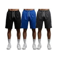 Kit 03 Bermudas Shorts Básicos Masculinos - Pronta Entrega + Envio Imediato + Diversas Opções de Kits