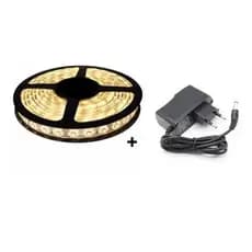 Fita LED 3528 5M 300 LEDs Branco Frio Quente Neutro IP65 12V Com Fonte ou Sem Fonte Decoração Iluminação