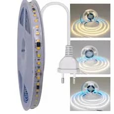 Fita LED 3528 10M 240 LEDs Metro IP44 Com Tomada 110V 220V Branco Frio Neutro Quente Luz Forte Decoração Sala Quarto