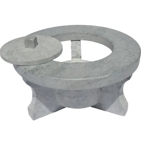 Rechaud Fogareiro De Pedra Sabão 20 Cm