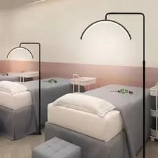 Luminaria Meia Lua Estetica  Spa Arco 3 Tons Com controle Remoto Ajustável Salão Beleza  Limpeza De Pele