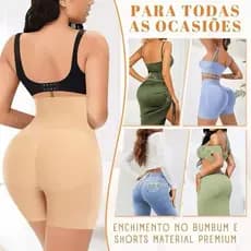 Calcinha Short Levanta Bumbum Aumenta - Enchimento Bunda