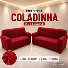 Kit Capa Forro de Sofá Elástica Malha Gel 3 e 2 Lugares King Ligadinha Coladinha ajustável