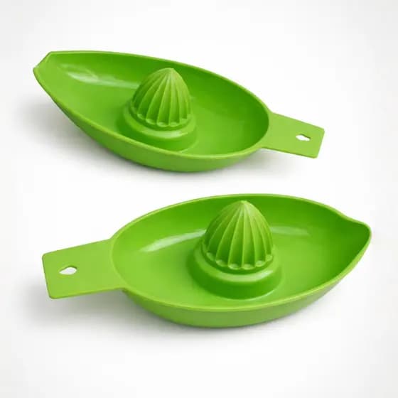 Kit 2 Espremedores Manual De Frutas Resistente Para Limão e Laranja