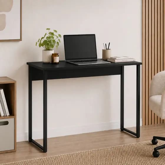 Escrivaninha Industrial Mesa de Estudos Home Office Decoração Multifuncional Escritório Mesa P/ Computador Notebook Café