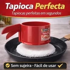 Tapioqueira Manual PerfectTapioca™ Modelador de Tapioca Portátil Sem Sujeira Fácil e Rápido