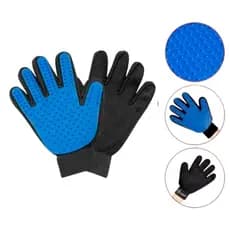 kit 2 Luvas Nano Magnética P / Tirar Pelos Dos Seus Pets Cães Gatos