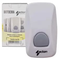 Botoeira ACTON 1 Botão com Fio – Controle de Acesso, Ideal para Portões, Fechaduras Elétricas e Sistemas de Segurança