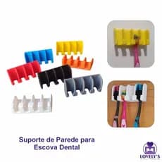 Suporte de parede Porta Escova de Dente para Banheiro