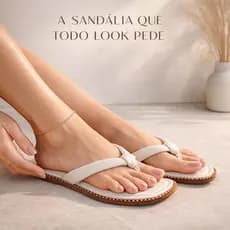 Sandalia Feminina Rasteira Conforto Elegante Basica Moderna Para O Dia A Dia RN2