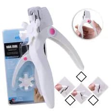 Este cortador de unhas é adequado para unhas de gel sintético e unhas de tripla camada.