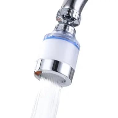 Filtro Universal Booster Torneira Rotativa Remover Cloro Purificador De Água De Cozinha