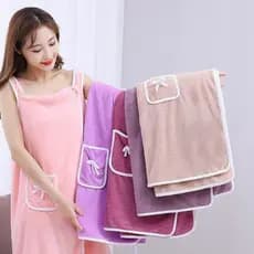 Roupão toalha Banheiro vestido feminino chuveiro feminino toalha de banho macia para adultos senhora têxteis pa