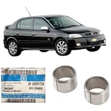 Par de Bucha Bloco Motor Blazer 1996/2011 GM Orig 90351708