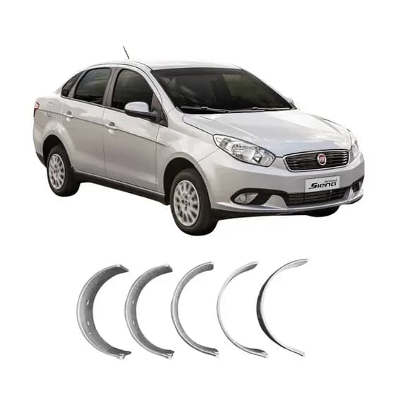 5 Bronzinas Biela Motor Fiat Original 55212646