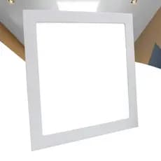 Painel Quadrado Embutir 40W Led 40x40 Plafon Branco Frio Bivolt