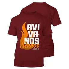 Camiseta infantil gospel aviva-nos blusa gospel