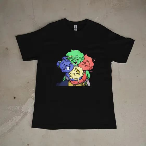 Camisa Infantil e Adulto Lançamento Abraço Coletivo - Edição Especial Mundo Torajo Camiseta Unissex 100% Algodão