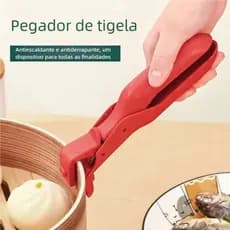 À Prova de Calor Suporte de Cozinha – Silicone Antifrição, Pegador de Tigela