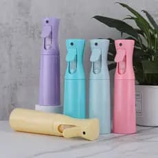 【Névoa Fina】Borrifador Jato Contínuo 200ml – Profissional para Cabelos, Plantas e Limpeza Multiuso!