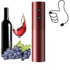 Abridor Elétrico Saca Rolha Automático Recarregável USB Abridor Automático de garrafa  Uso Doméstico e Bar