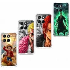 Capa Capinha Compatível com Moto G17, G67 e G77, Case TPU, Anime One Piece Luffy Zoro