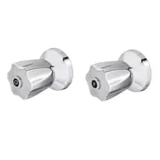 Kit 2 Acabamento para registro estria Deca 3/4 ABS Cromado C 50 !