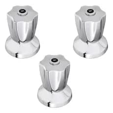 Kit 3 Acabamento para registro estria Deca 3/4 ABS Cromado C 50 !