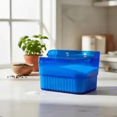 SALEIRO AZUL DE MESA OU PAREDE CAPACIDADE 1 KILO !!