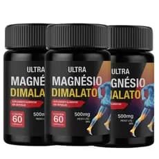 MAGNÉSIO DIMALATO 500MG SUPLEMENTO PURO E CONCENTRADO DE ALTA ABSORÇÃO - ENVIO IMEDIATO