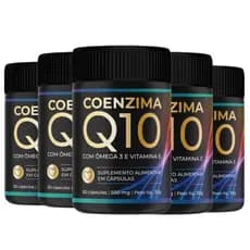 Coenzima Q10 C/omega 3 e vitamina E 60 cáps N Nature