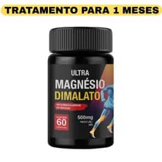Magnésio Dimalato 5x Mais Potente Dores Musculares Não Perca 50% + Frete Gratis