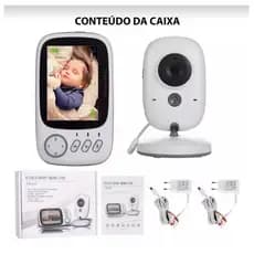 Baba Eletrônica VB603 Câmera Monitor Visão Noturna Áudio Sensor de Temperatura