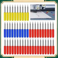 50 lâminas de substituição para plotter Lâminas de corte Lâminas de substituição para plotter Material de liga