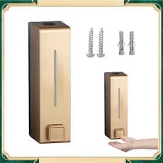 Dispensador de sabonete com bomba para montagem na parede, 600 ml, dispensador de sabonete, frasco de sabonete
