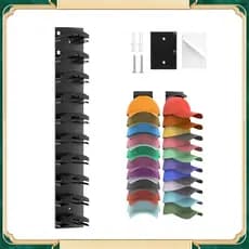 Suporte para guardar e organizar bonés de basebol  Ganchos para guardar bonés de basebol