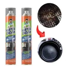 Kit 2 Limpa Air Fryer Super Dom Spray 250ml Top Melhor Fácil