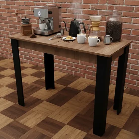 QUEIMA DE ESTOQUE - Mesa Aparador Buffet 90cm para Cantinho Café - Design Industrial