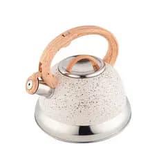 Chaleira Inox Brinox Vanilla 2,7L Apito Indução Resistente