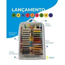 Giz corretivo Giz Reparador 24 Cores Removedor De Riscos Em Móveis Mdf e MDP e Piso Laminado - Novas Cores
