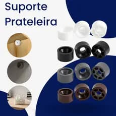 Pino Suporte Prateleira 10x15 Pitão Redondo Móveis Suporte Prateleira Tubinho 100 Un