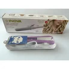 Mini Chapinha Cabelo Portátil Com Case + Chapinha 2 Em 1 Modelador de Cachos de Barril de Ferro Profissional