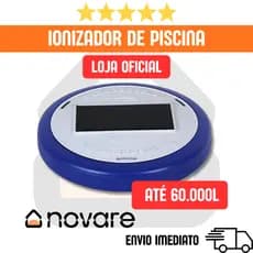 Ionizador Solar para Piscina até 60.000 L | Limpeza Adeus Cloro Algas e Fungos | Mec Pet
