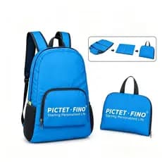 Mochila Para Trilha Leve Dobrável Caminhada Fitness Prático